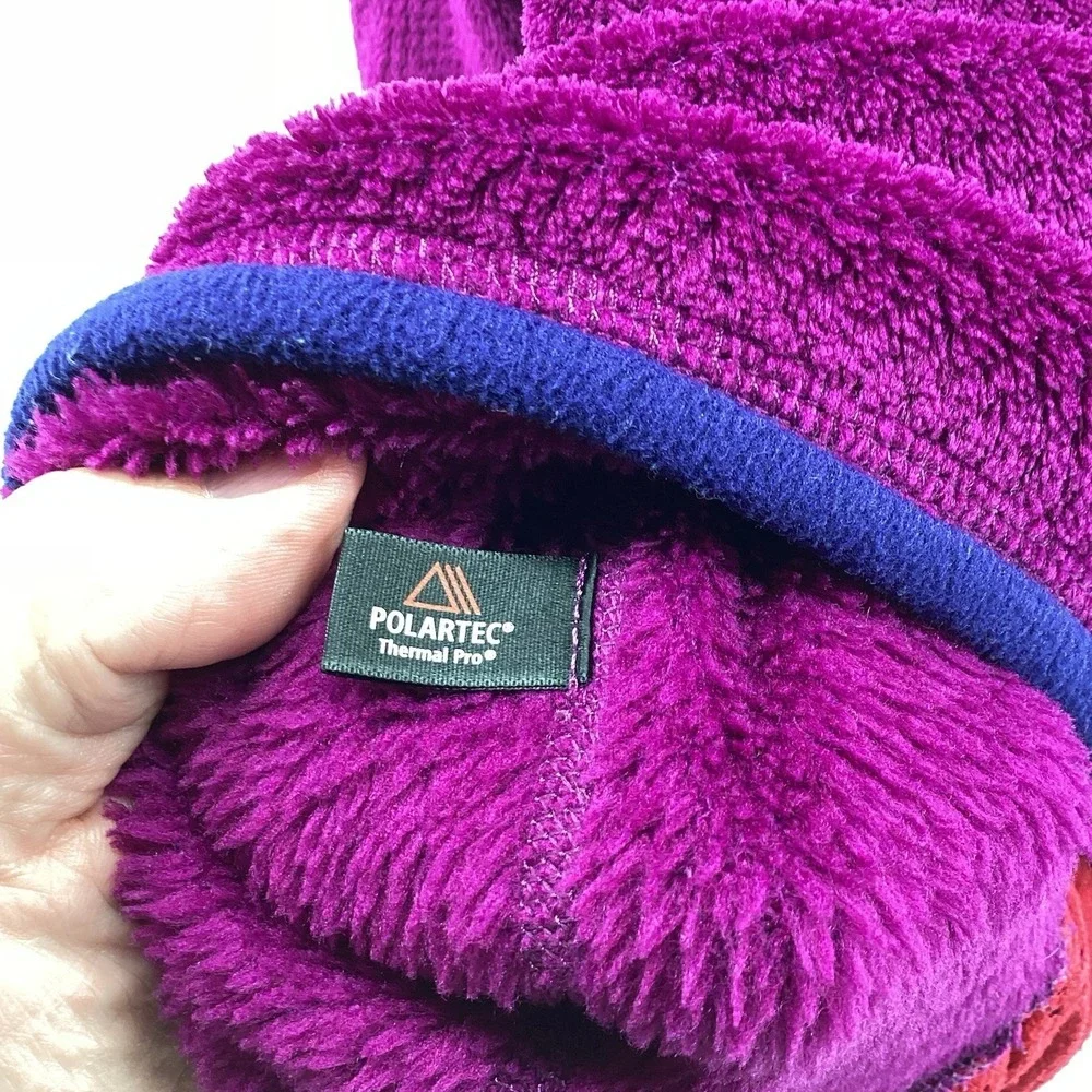 Ladies‎ Patagonia Re-Tool Snap-T Hooded Fleece Pullover Magenta Small